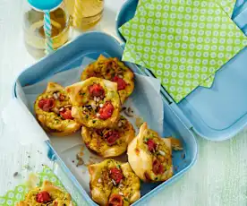 Gemüse-Blätterteig-Muffins