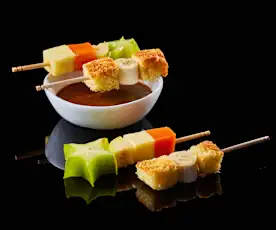 Bachour: Fondue tropical de maracuyá, chocolate y brioche 