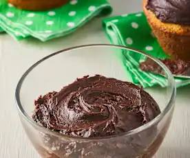 Glaseado de chocolate (ganache) 