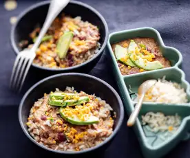 Baby-friendly Veg-loaded Chilli Con Carne with Brown Rice