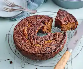 Zucchini bread noix de pécan et chocolat