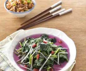 麻油紅鳳菜