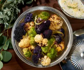 Multi-Color Cauliflower with Béchamel (Bill Yosses)