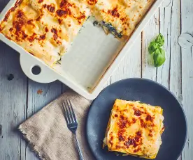 Lasagne mozzarella, ricotta e spinaci (Bimby Friend)