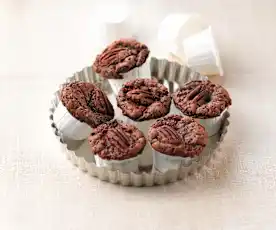 Muffins au chocolat et noix de pécan 