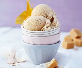 Caramel ice cream