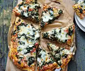 Pizza épinard-feta