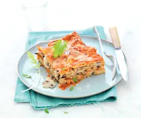 Lasagnes champignons-fromage