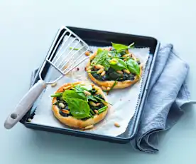 Tartelettes fines aux épinards