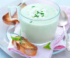 Gazpacho feta e cetrioli