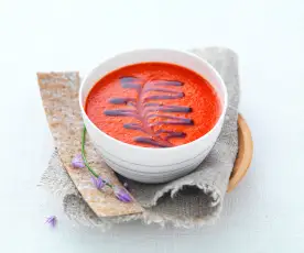 Gazpacho di peperone e aceto balsamico