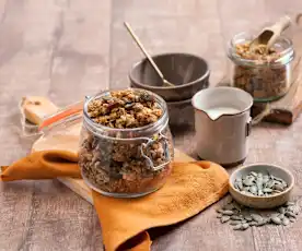 Granola dyniowa bez cukru