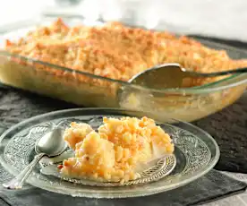 Pear Crumble with Coconut and Hazelnuts