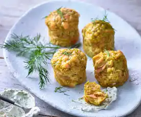 Salmon Dill Muffins