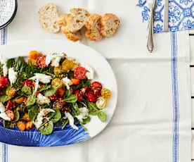 Spinat-Tomaten-Salat