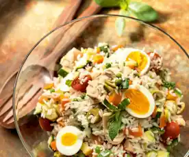 Rijstsalade
