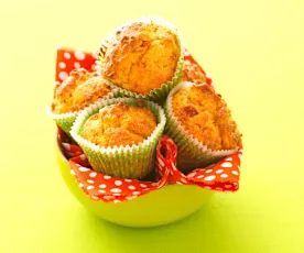 Muffins tomate et mozzarella