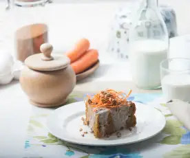 Pastel de nueces y zanahorias 