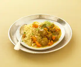Lamb tagine with apricots and honey