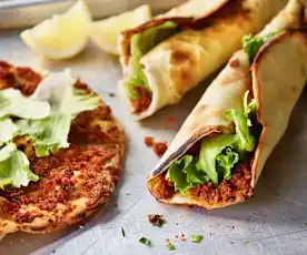 Türkische Pizza - Lahmacun