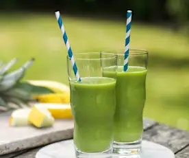 Zielone smoothie z melonem i szpinakiem