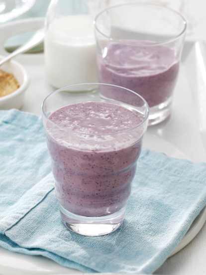 Banana and Blueberry Smoothie