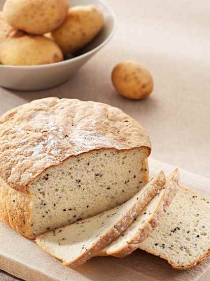 Pão de batata sem glúten
