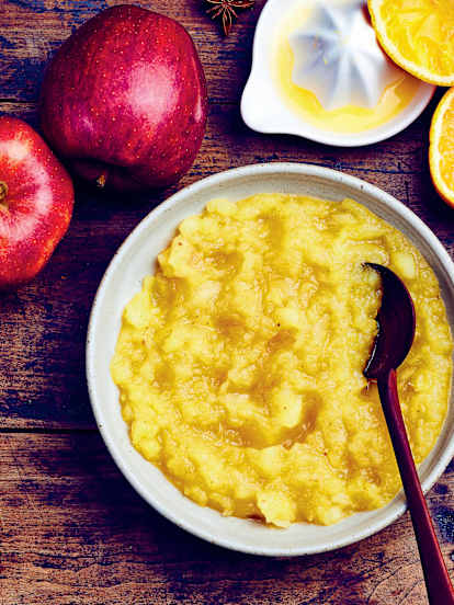Compote de pomme et d’orange à l’anis étoilé