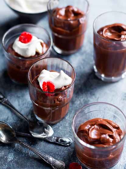 Mousse au chocolat et à l'avocat