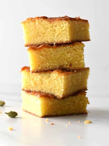 Blondie con cardamomo