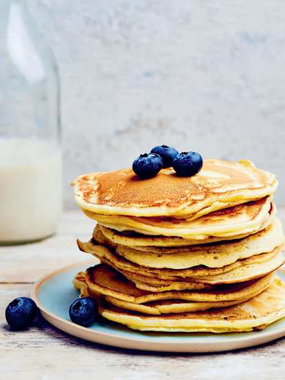 Pancakes légers aux myrtilles
