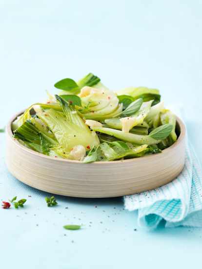 Poêlée de légumes verts
