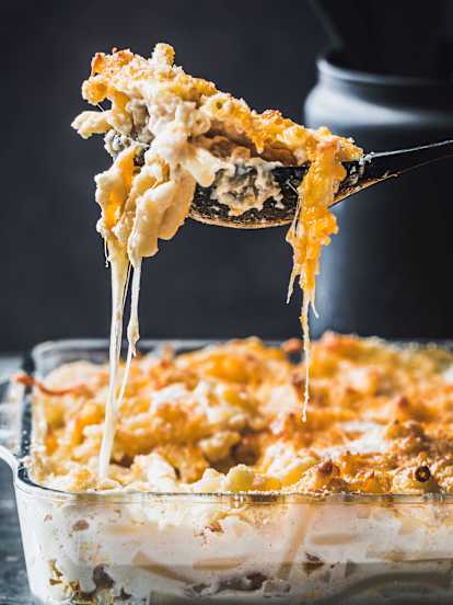 Gratin de pâtes au fromage