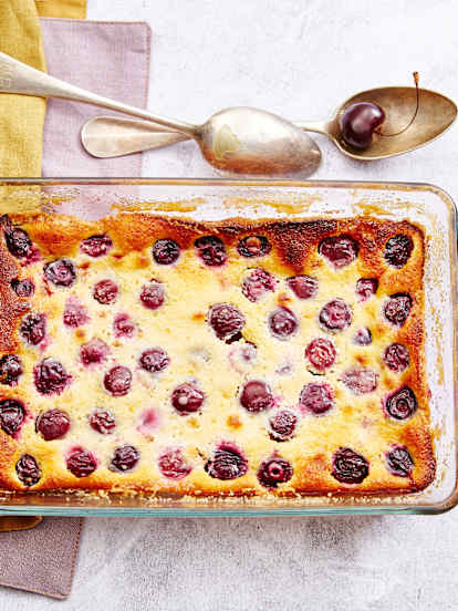 Clafoutis moelleux aux cerises