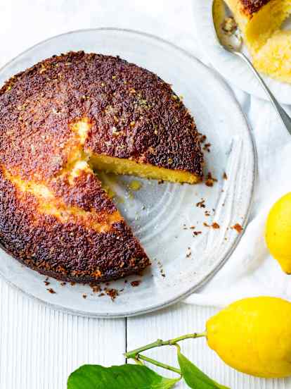 Gâteau sans gluten citron et coco