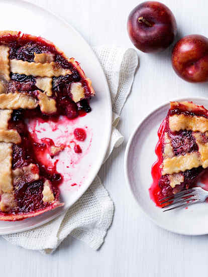 Tarta de ciruelas
