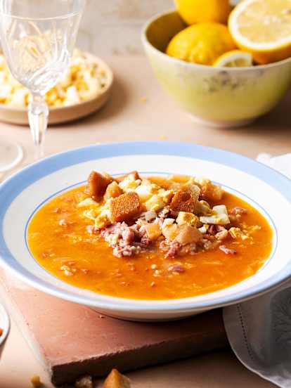 Sopa alpujarreña