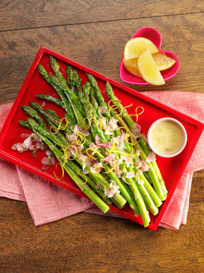 Lemon Caper Asparagus