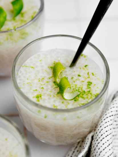 Tapioca con leche de coco
