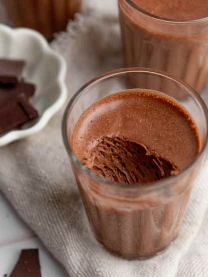Mousse de chocolate (sin azúcar)