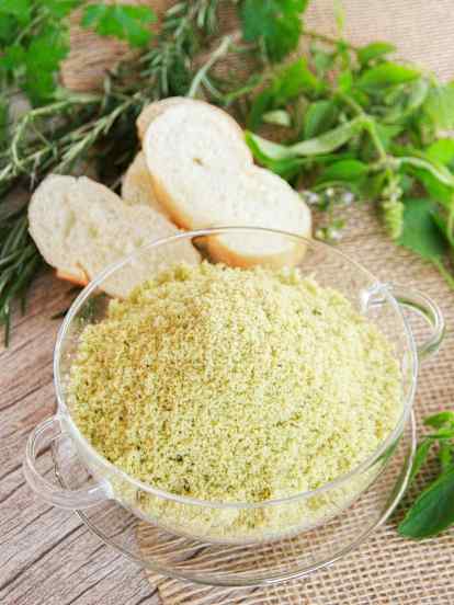 Farinha de rosca aromatizada