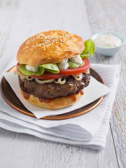 Classic beef burgers