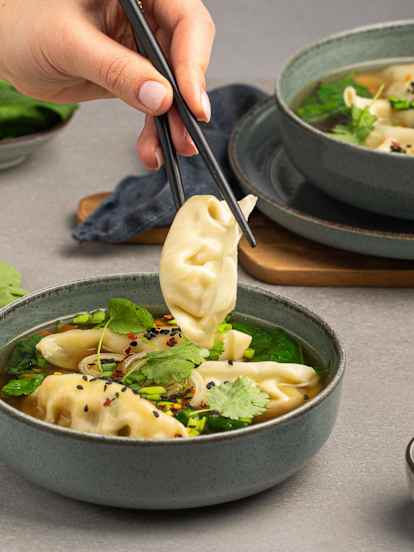 Gyoza soup