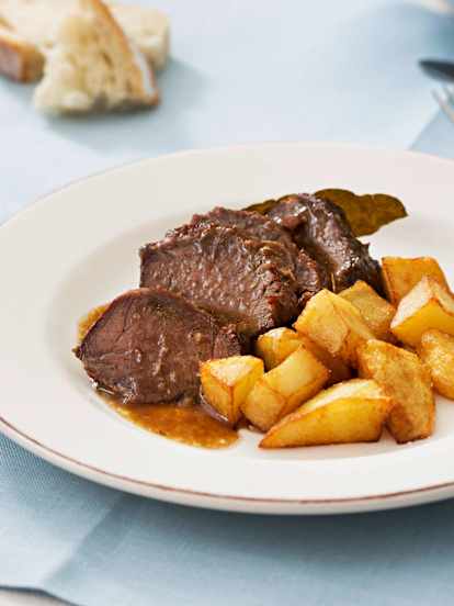 Carrilleras de ibérico en adobo de cerveza negra