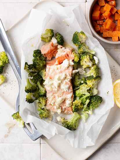 Zalm met Broccoli en Honing-Mosterdsaus
