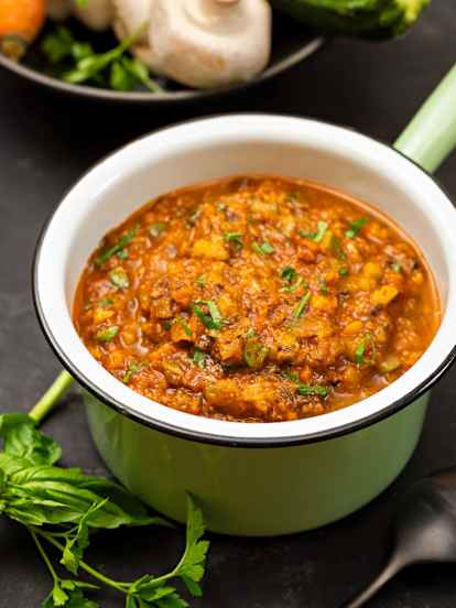 Sauce aux légumes pour les pâtes