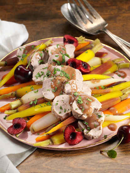 Pork Tenderloin with Cherry Sauce