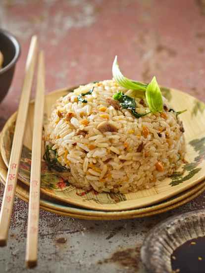 Riz au basilic thaï