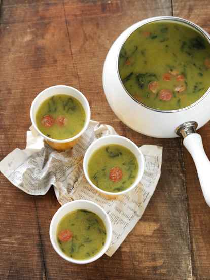 Caldo-verde sem batata
