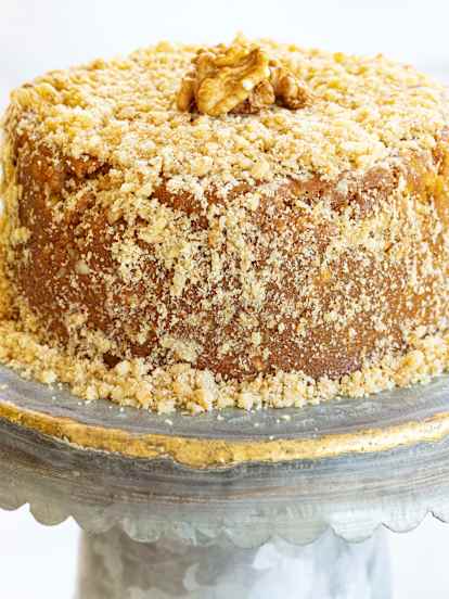 Torta rápida de nueces